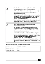 Preview for 11 page of Sony VPCEB1 Series Safety Information Manual