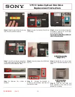 Preview for 2 page of Sony VPCS1 Series Replacement Instructions