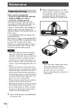 Preview for 20 page of Sony VPL-HW40ES Quick Reference Manual