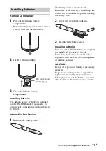 Preview for 51 page of Sony VPL-SW620 Quick Reference Manual