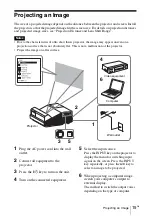Preview for 55 page of Sony VPL-SW620 Quick Reference Manual