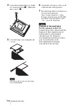 Preview for 70 page of Sony VPL-SW620 Quick Reference Manual