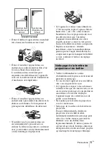 Preview for 77 page of Sony VPL-SW620 Quick Reference Manual