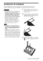 Preview for 129 page of Sony VPL-SW620 Quick Reference Manual