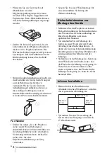 Preview for 136 page of Sony VPL-SW620 Quick Reference Manual