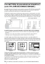 Preview for 182 page of Sony VPL-SW620 Quick Reference Manual