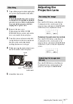 Preview for 11 page of Sony VPLL-Z4107 Operating Instructions Manual