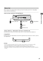 Preview for 37 page of Sony VRDMC10 - DVDirect Stand Alone DVD Recorder/Player Operating Instructions Manual