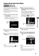 Preview for 55 page of Sony VRDMC10 - DVDirect Stand Alone DVD Recorder/Player Operating Instructions Manual