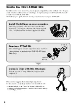 Preview for 4 page of Sony Walkman D-NE820 Operating Instructions Manual