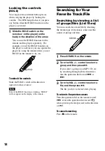 Preview for 18 page of Sony Walkman D-NE820 Operating Instructions Manual