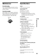 Preview for 35 page of Sony Walkman D-NE820 Operating Instructions Manual