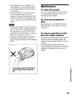 Preview for 23 page of Sony Walkman D-SJ17CK Operating Instructions Manual