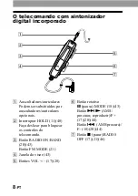 Preview for 8 page of Sony Walkman MZ-G750 (Portuguese) Manual De Instruções