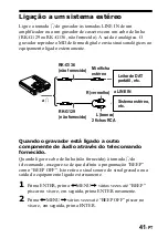 Preview for 41 page of Sony Walkman MZ-G750 (Portuguese) Manual De Instruções