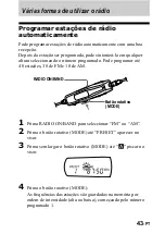 Preview for 43 page of Sony Walkman MZ-G750 (Portuguese) Manual De Instruções