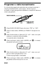 Preview for 44 page of Sony Walkman MZ-G750 (Portuguese) Manual De Instruções