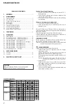 Preview for 2 page of Sony Walkman NW-A605 Service Manual