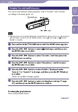 Preview for 26 page of Sony Walkman NWD-E023F Operation Manual