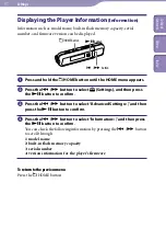 Preview for 47 page of Sony Walkman NWD-E023F Operation Manual