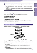 Preview for 53 page of Sony Walkman NWD-E023F Operation Manual