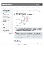 Preview for 57 page of Sony Walkman NWZ-E473 Help Manual