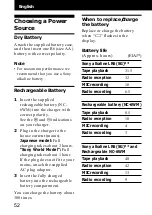 Preview for 52 page of Sony Walkman WM-GX688 Operating Instructions Manual