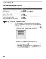 Preview for 54 page of Sony Wega KDL-V32XBR1 Operating Instructions Manual