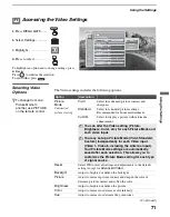 Preview for 71 page of Sony Wega KDL-V32XBR1 Operating Instructions Manual