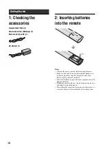 Preview for 10 page of Sony WEGA KLV-15SR3U Operating Instructions Manual