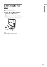 Preview for 11 page of Sony WEGA KLV-15SR3U Operating Instructions Manual