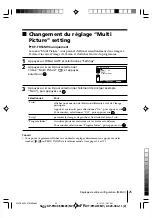 Preview for 58 page of Sony Wega KP-FR43 Operating Instructions Manual