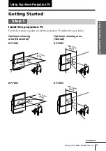 Preview for 5 page of Sony WEGA KP-FX43 Operating Instructions Manual