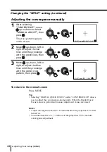 Preview for 44 page of Sony WEGA KP-FX43 Operating Instructions Manual