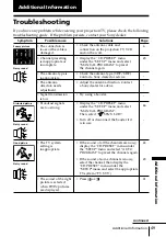 Preview for 49 page of Sony WEGA KP-FX43 Operating Instructions Manual