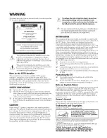 Preview for 2 page of Sony WEGA KV-27FA210 Operating Instructions Manual