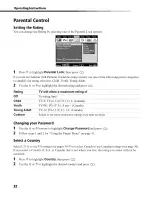 Preview for 37 page of Sony WEGA KV-27FA210 Operating Instructions Manual