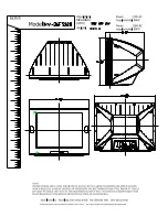 Sony WEGA KV-36FS120 Dimensions preview