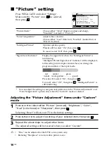 Preview for 10 page of Sony wega kv-aw212 Operating Instructions Manual