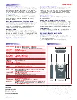 Preview for 2 page of Sony WRR-861B Features & Specifications