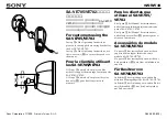 Sony WS-WV10 Notes On Usage preview