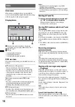 Preview for 18 page of Sony XAV-63 Operating Instructions Manual