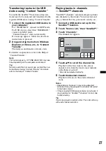 Preview for 27 page of Sony XAV-63 Operating Instructions Manual