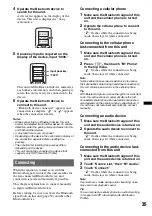 Preview for 35 page of Sony XAV-63 Operating Instructions Manual