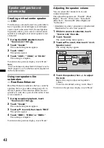 Preview for 42 page of Sony XAV-63 Operating Instructions Manual