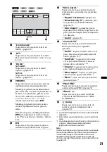 Preview for 85 page of Sony XAV-63 Operating Instructions Manual