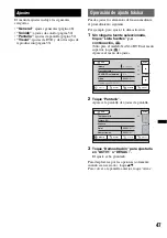 Preview for 111 page of Sony XAV-63 Operating Instructions Manual