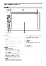 Preview for 5 page of Sony XAV-68BT Operating Instructions Manual