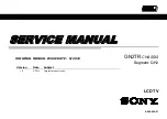 Sony XBR-49X835D Service Manual preview