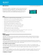 Preview for 1 page of Sony XBR-55X900A Specifications